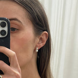 Pearly gem studs